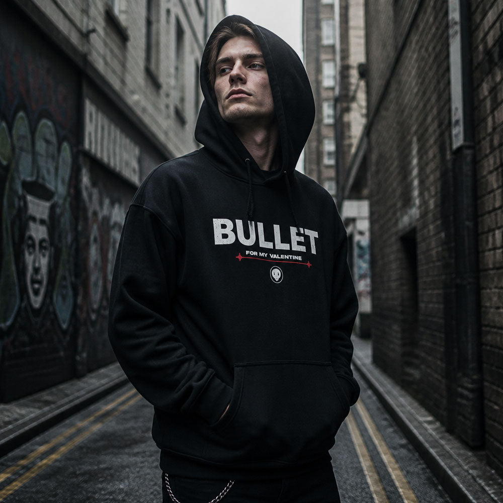 【予約商品】 BULLET FOR MY VALENTINE ブレットフォーマイヴァレンタイン - Skull / スリーブプリントあり / パーカー・スウェット / メンズ
