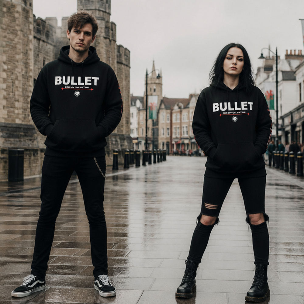 【予約商品】 BULLET FOR MY VALENTINE ブレットフォーマイヴァレンタイン - Skull / スリーブプリントあり / パーカー・スウェット / メンズ