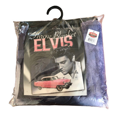 【予約商品】 ELVIS PRESLEY エルヴィスプレスリー (EPiC 映画 公開 記念 ) - Throw Blanket / Pink Caddy / 寝具