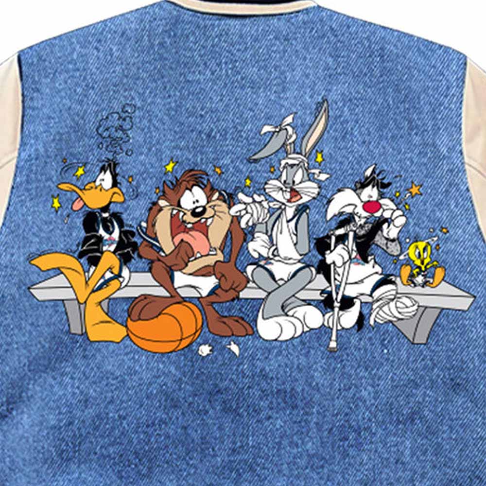 【予約商品】 SPACE JAM スペースジャム - Bench Warmers Washed / バックプリントあり / VARSITY JACKET / アウター / メンズ