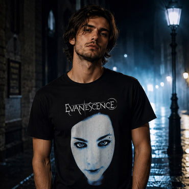 EVANESCENCE エヴァネッセンス (12月 来日 ) - Fallen Face / Tシャツ / メンズ
