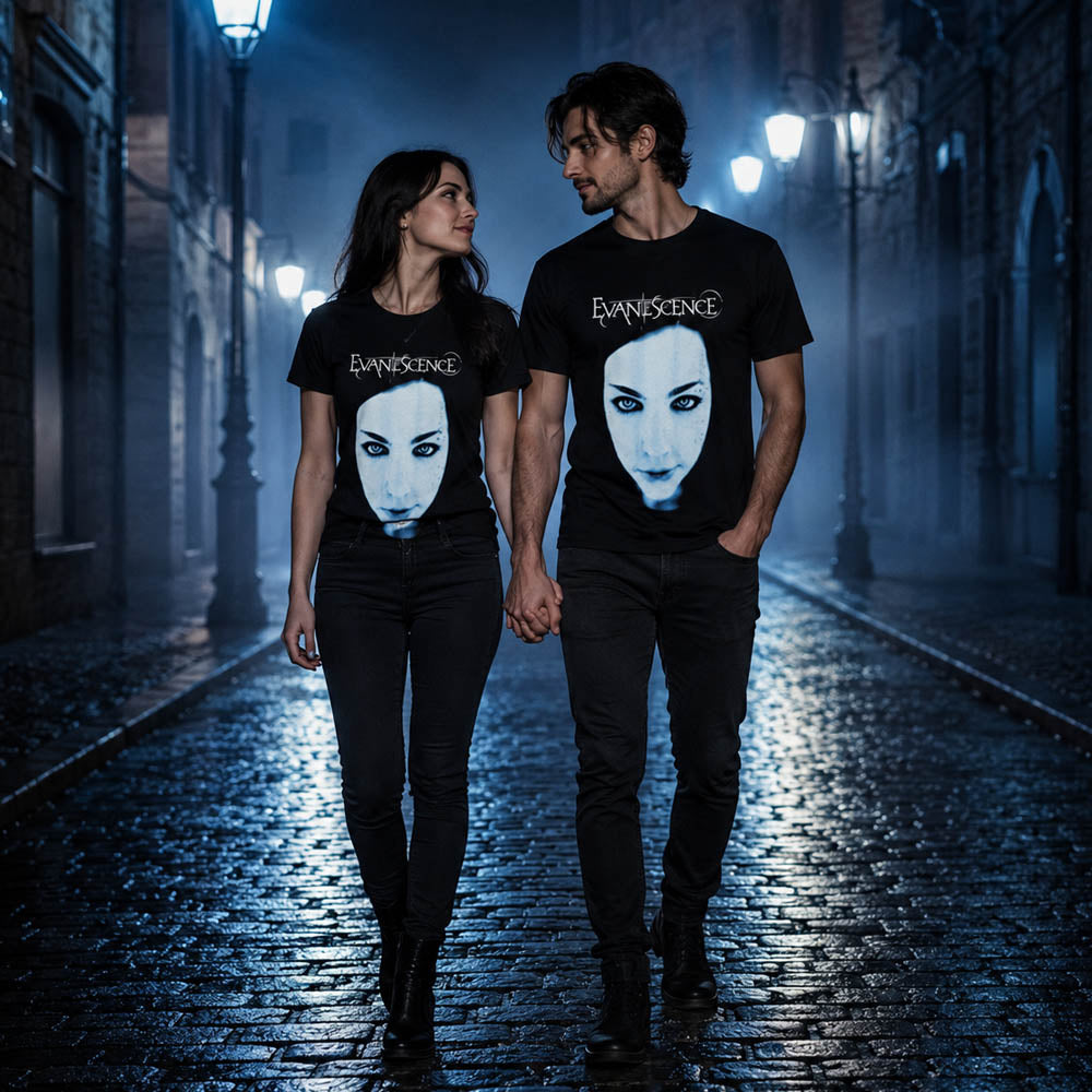 【予約商品】 EVANESCENCE エヴァネッセンス (12月 来日 ) - Fallen Face / Tシャツ / メンズ