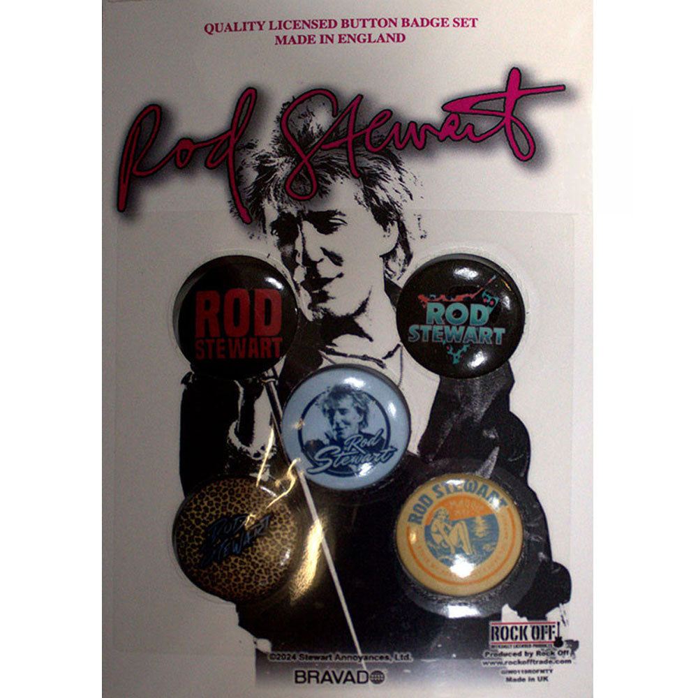 ROD STEWART - Logos / 5個セット