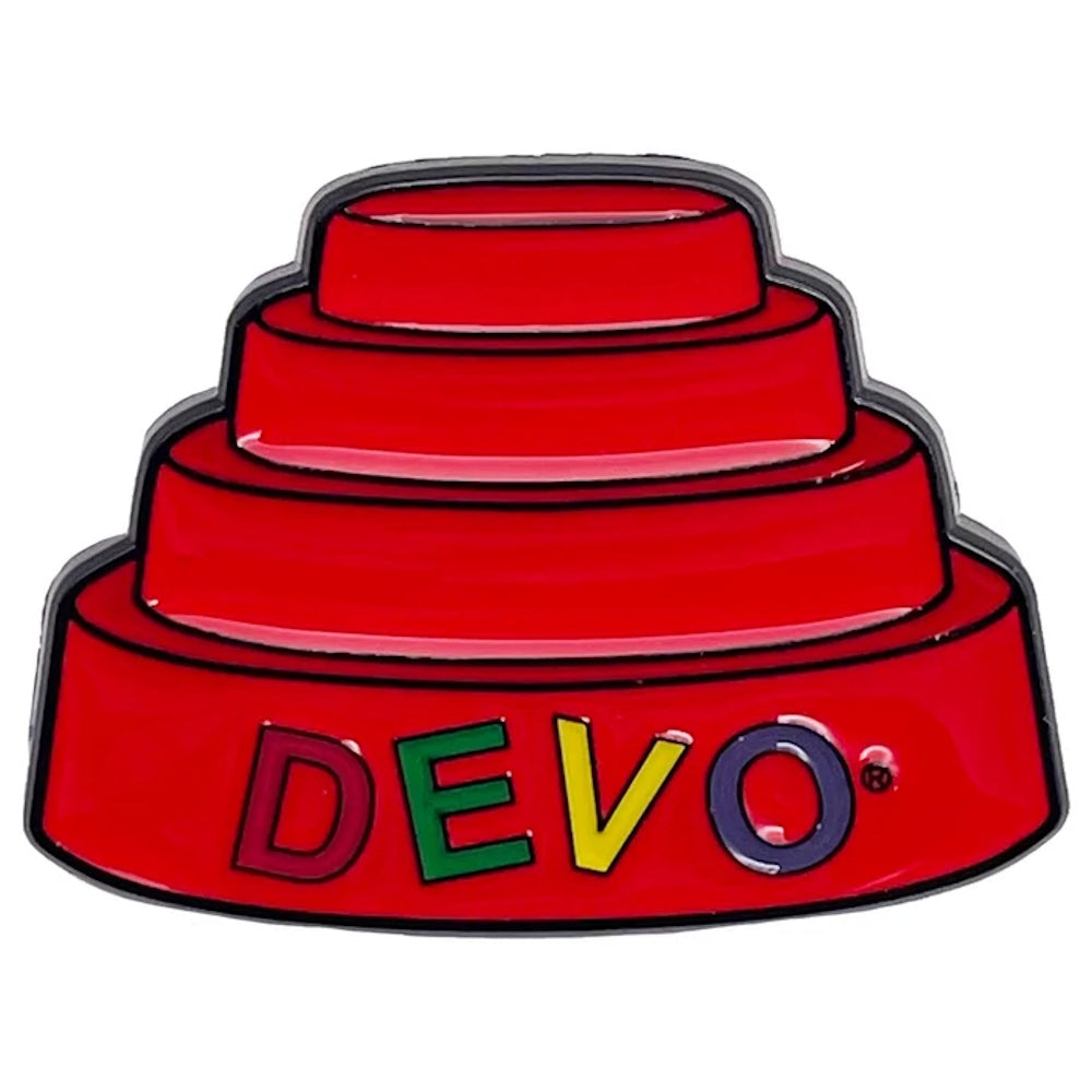 DEVO - Dome Hat Lapel Pin