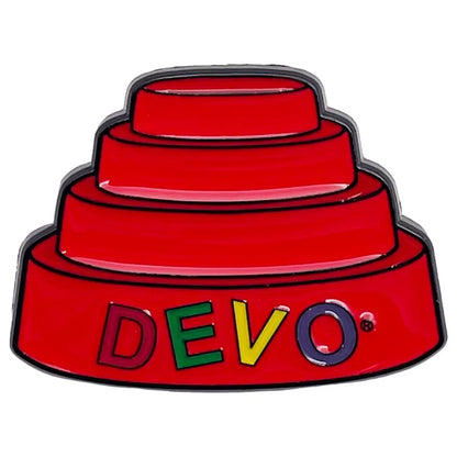 DEVO - Dome Hat Lapel Pin