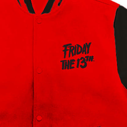 【予約商品】 FRIDAY THE 13TH 13日の金曜日 - Jason Jumbo Mask Back / バックプリントあり / VARSITY JACKET / アウター / メンズ