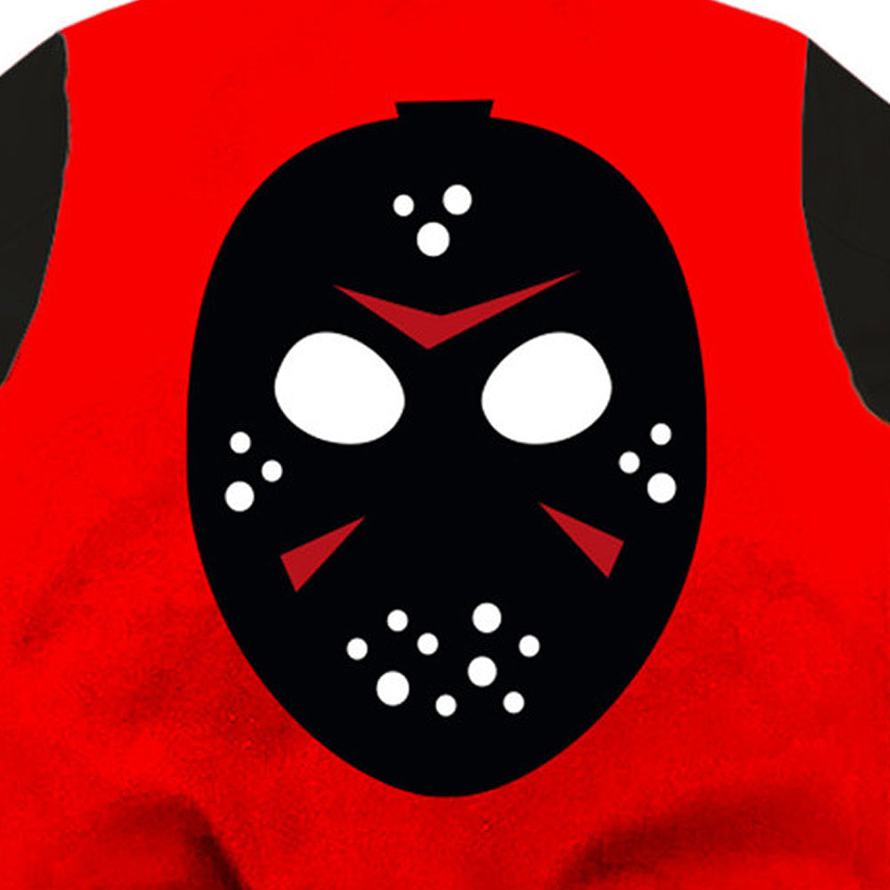 【予約商品】 FRIDAY THE 13TH 13日の金曜日 - Jason Jumbo Mask Back / バックプリントあり / VARSITY JACKET / アウター / メンズ