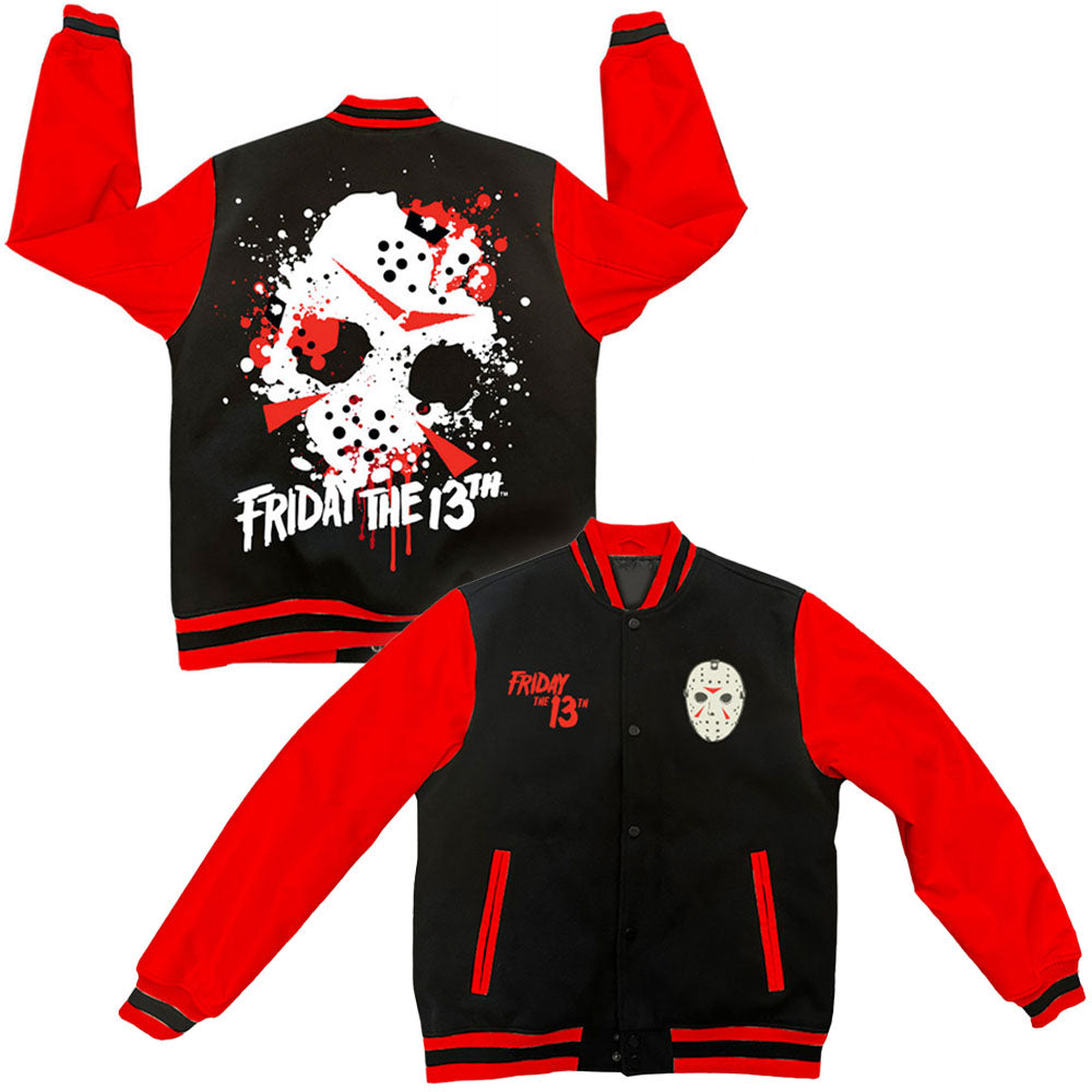 FRIDAY THE 13TH - Jason Spray Paint F&B / バックプリントあり / VARSITY JACKET