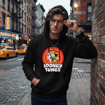 【予約商品】 LOONEY TUNES ルーニーテューンズ - Group Bullseye / パーカー・スウェット / メンズ