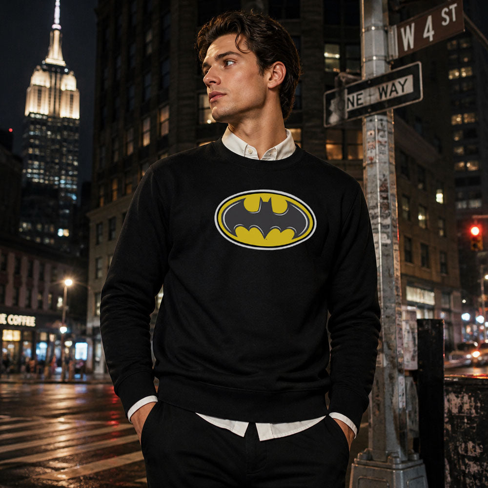 予約商品】 BATMAN バットマン - Batman Original Cartoon Logo / 長袖