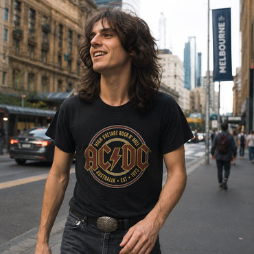 AC/DC エーシーディーシー (来日 45周年 ) - Est. 1973 / Tシャツ / メンズ