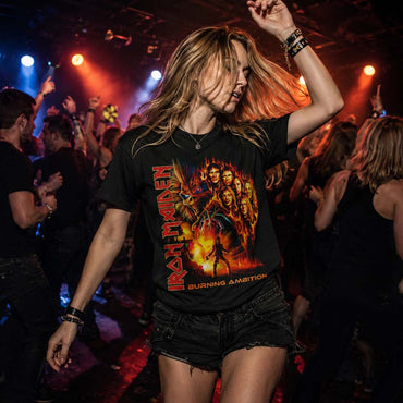 IRON MAIDEN アイアンメイデン (11月 来日 記念 ) - Burning Ambition / Tシャツ / メンズ