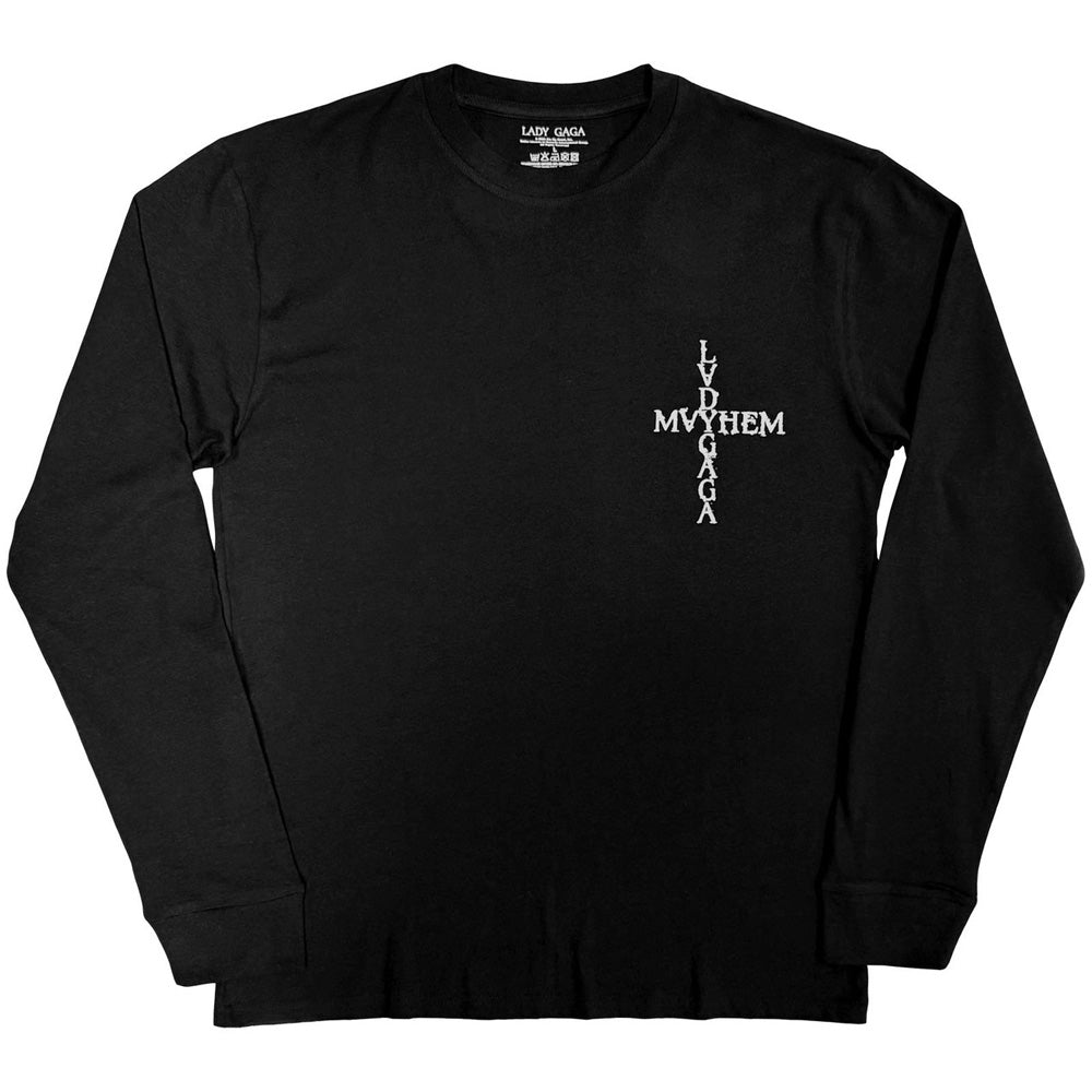 LADY GAGAレディーガガ MAYHEMポップアップストア限定 長袖Tシャツ LADY GAGA レディーガガ - Mayhem / バックプリントあり / 長袖 / T