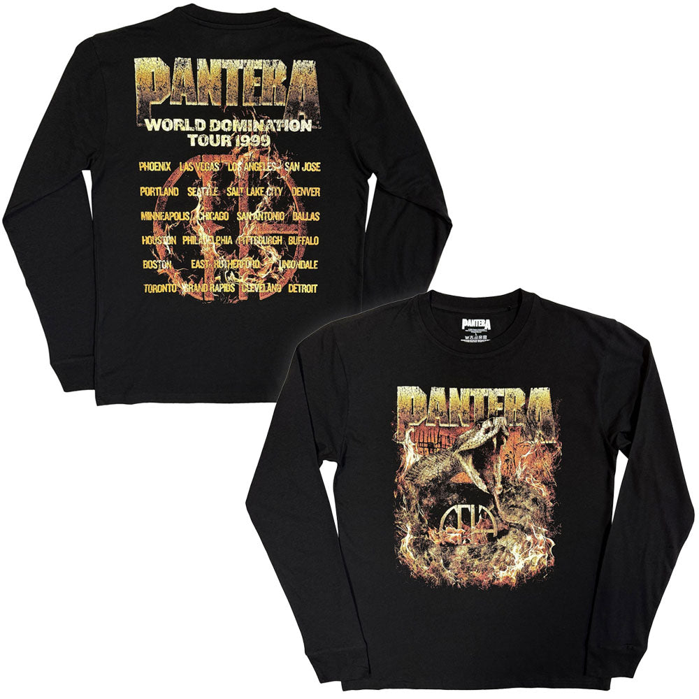 PANTERA - (結成 45周年 ) - World Domination Tour / バックプリントあり / 長袖