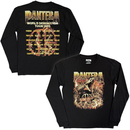 PANTERA - (結成 45周年 ) - World Domination Tour / バックプリントあり / 長袖