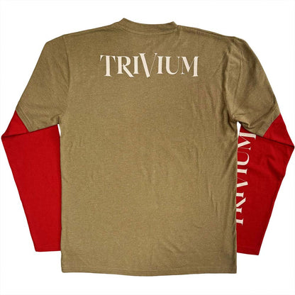【予約商品】 TTRIVIUM トリヴィアム - Kirisute Gomen / スリーブ&バックプリントあり / 長袖 / レイヤード / Tシャツ / メンズ