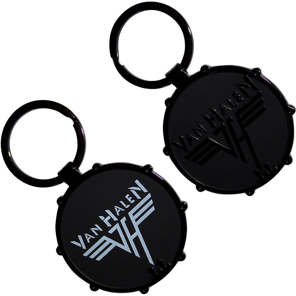 VAN HALEN - Retro Logo Drum / Double-Sided