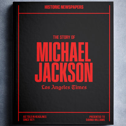 MICHAEL JACKSON - The Story of Michael Jackson / Los Angeles Times 永久保存版 / Black Cover
