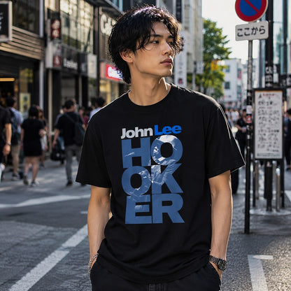 【予約商品】 JOHN LEE HOOKER ジョンリーフッカー - Stacked / Classic Heavy Cotton / Tシャツ / メンズ