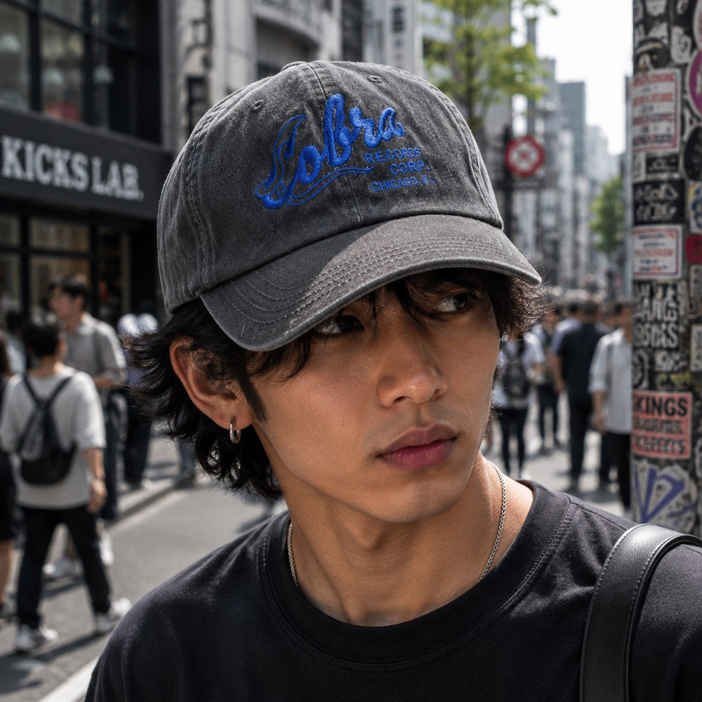 【予約商品】 COBRA RECORDS チャンスレコード - Logo Grey / キャップ / メンズ