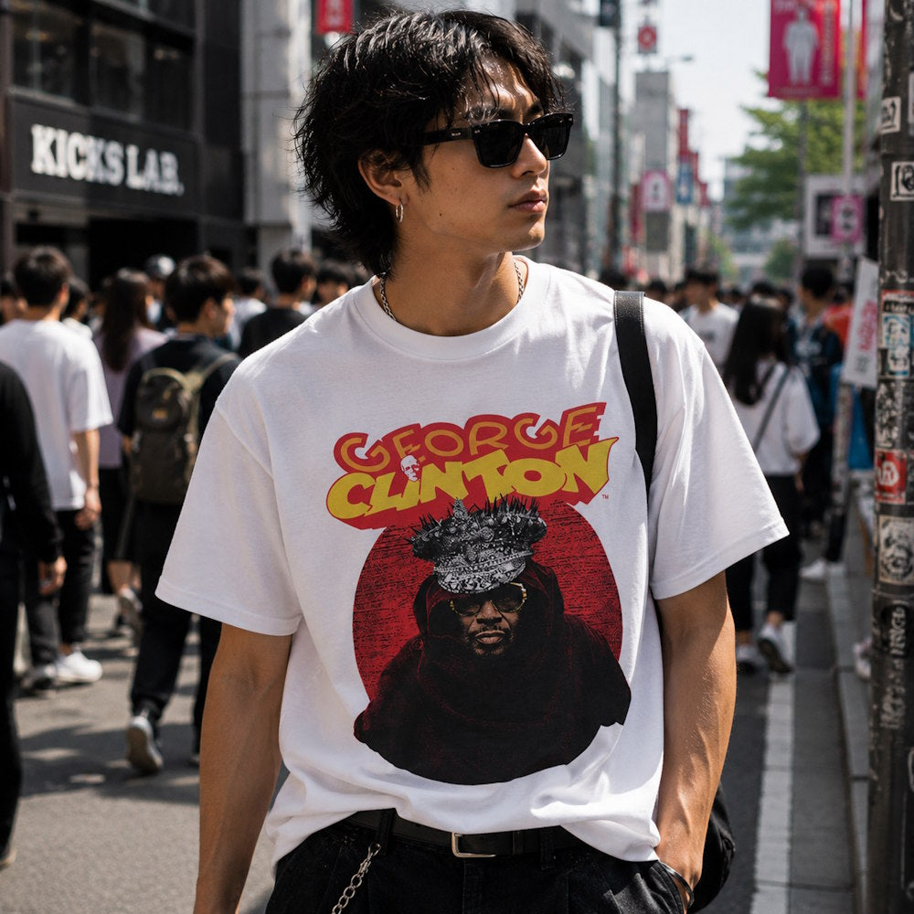 【予約商品】 FUNKADELIC ファンカデリック - GEORGE CLINTON / Funky Crown / Tシャツ / メンズ