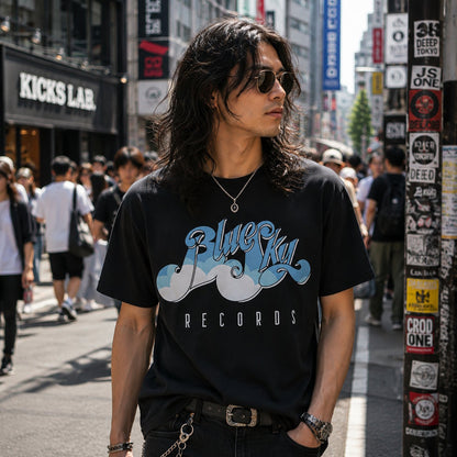 【予約商品】 BLUE SKY RECORDS ブルースカイレコード - Logo / Tシャツ / メンズ