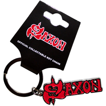 SAXON サクソン - Red Logo / キーホルダー