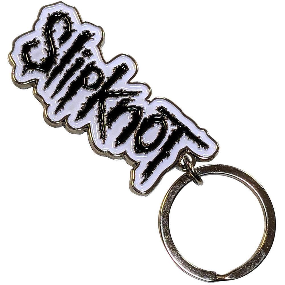 SLIPKNOT - Black Logo White Border