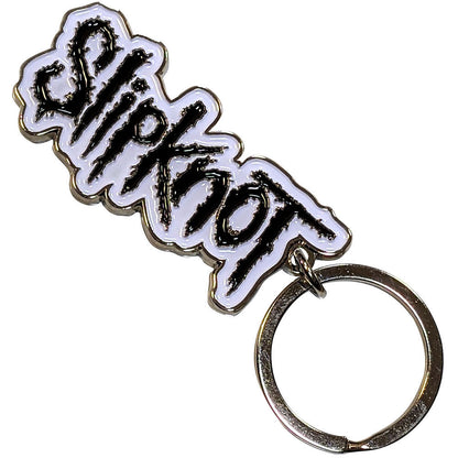 SLIPKNOT - Black Logo White Border