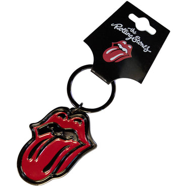 ROLLING STONES ローリングストーンズ (7月 新譜 記念 ) - Classic Tongue Black / キーホルダー