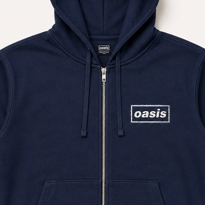 OASIS オアシス (映画「オアシス：ドント・ルック・バック・イン・アンガー」公開 ) - Stencil Logo / ジップ / ツアー会場限定 / パーカー・スウェット / メンズ