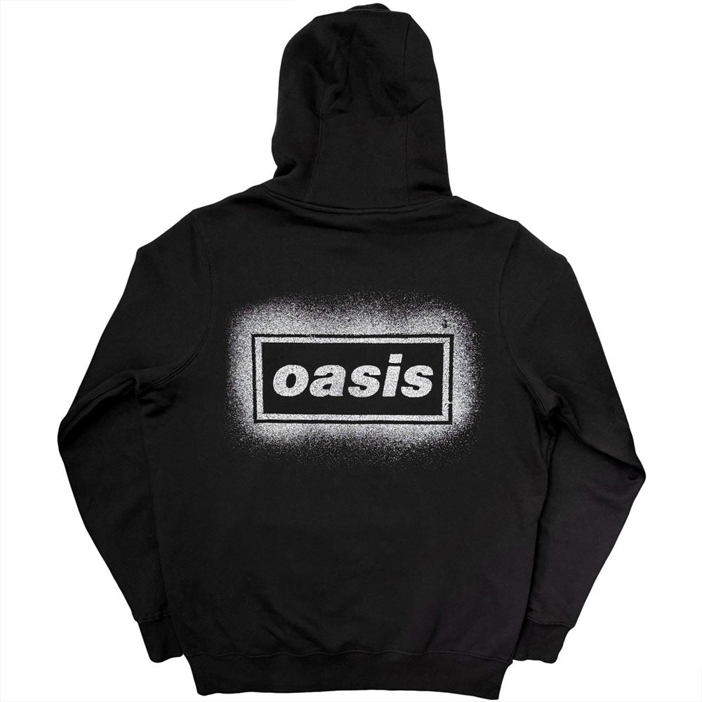 オアシス oasis フーディスウェット　　　　　　　　　ジップパーカー 黒 M OASIS オアシス (映画「オアシス：ドント・ルック・バック・イン