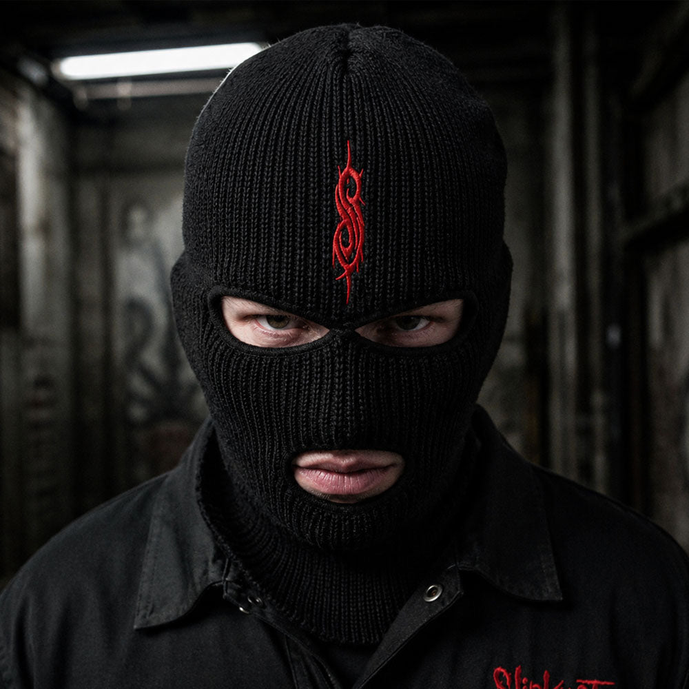 SLIPKNOT スリップノット - Logo / Mask Beanie / 2WAY / ビーニー
