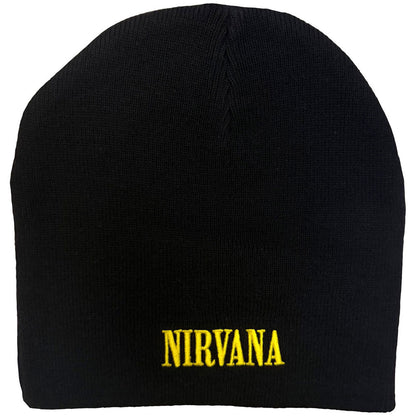 NIRVANA ニルヴァーナ (Nevermind 35周年 ) - Happy Face / バックプリントあり / ビーニー