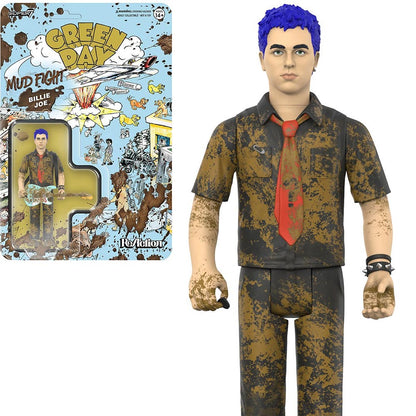 GREEN DAY - (来日 30周年 ) - Mud Fight Billie Joe Armstrong 3 3/4-Inch ReAction Figure