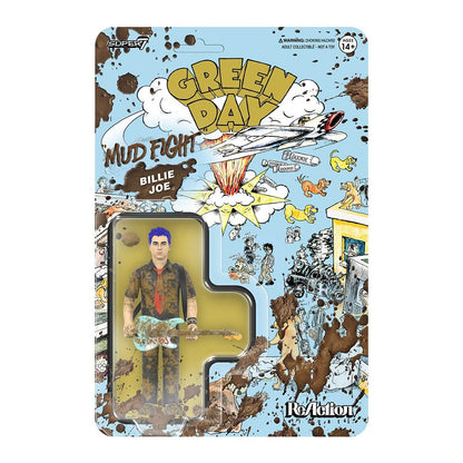 【予約商品】 GREEN DAY グリーンデイ (来日 30周年 ) - Mud Fight Billie Joe Armstrong 3 3/4-Inch ReAction Figure / フィギュア・人形