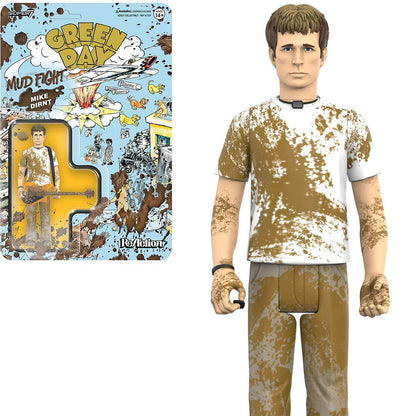 GREEN DAY - (来日 30周年 ) - Mud Fight Mike Dirnt 3 3/4-Inch ReAction Figure