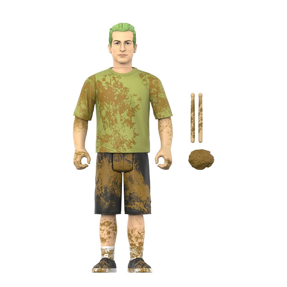 【予約商品】 GREEN DAY グリーンデイ (来日 30周年 ) - Mud Fight Tre Cool 3 3/4-Inch ReAction Figure / フィギュア・人形
