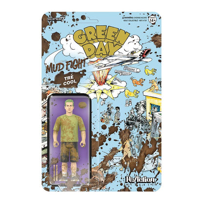【予約商品】 GREEN DAY グリーンデイ (来日 30周年 ) - Mud Fight Tre Cool 3 3/4-Inch ReAction Figure / フィギュア・人形