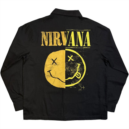 NIRVANA ニルヴァーナ (Nevermind 35周年 ) - Logos Split / バックプリントあり / アウター / メンズ
