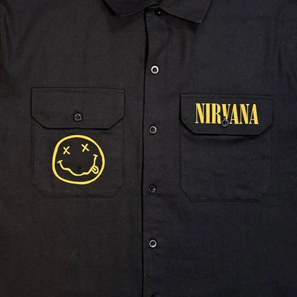 NIRVANA ニルヴァーナ (Nevermind 35周年 ) - Logos Split / バックプリントあり / アウター / メンズ