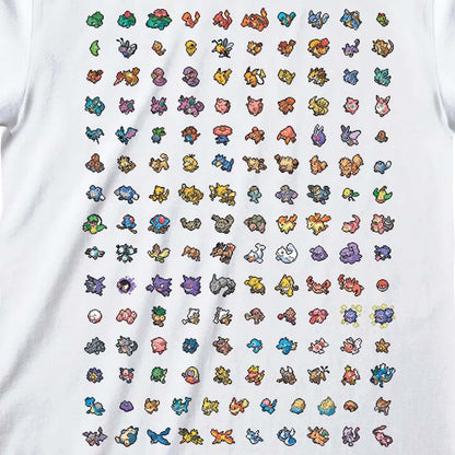 POKEMON ポケットモンスター (30周年 ) - 151 PIXEL CHARACTER / Tシャツ / メンズ