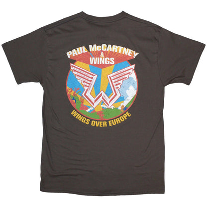 PAUL MCCARTNEY ポールマッカートニー - Wings Over Europe / バックプリントあり / Tシャツ / メンズ