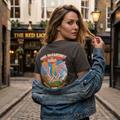 PAUL MCCARTNEY ポールマッカートニー - Wings Over Europe / バックプリントあり / Tシャツ / メンズ