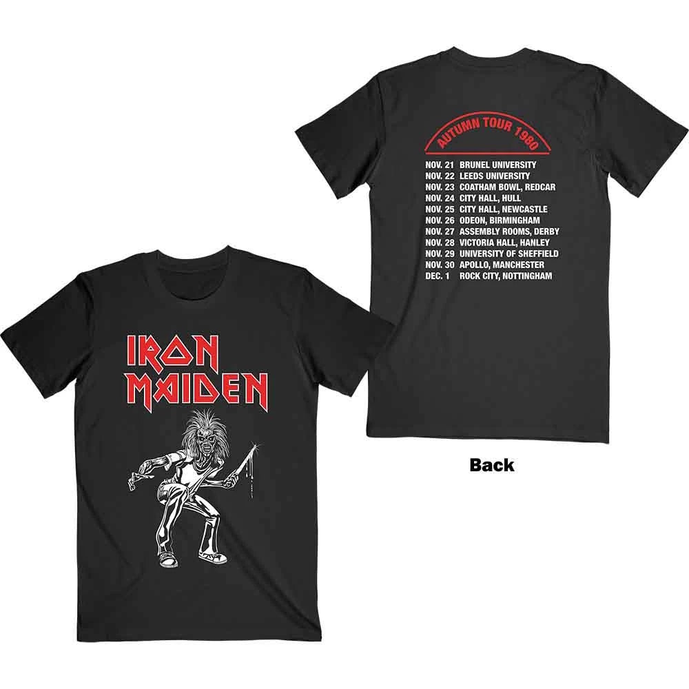 IRON MAIDEN - (11月 来日 記念 ) - Autumn Tour 1980 / バックプリントあり