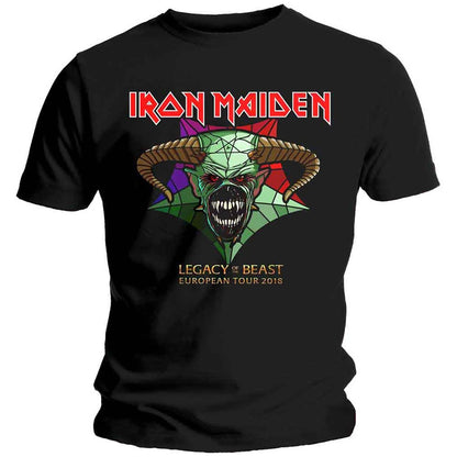 IRON MAIDEN アイアンメイデン (11月 来日 記念 ) - Legacy of the Beast Tour / バックプリントあり / Tシャツ / メンズ