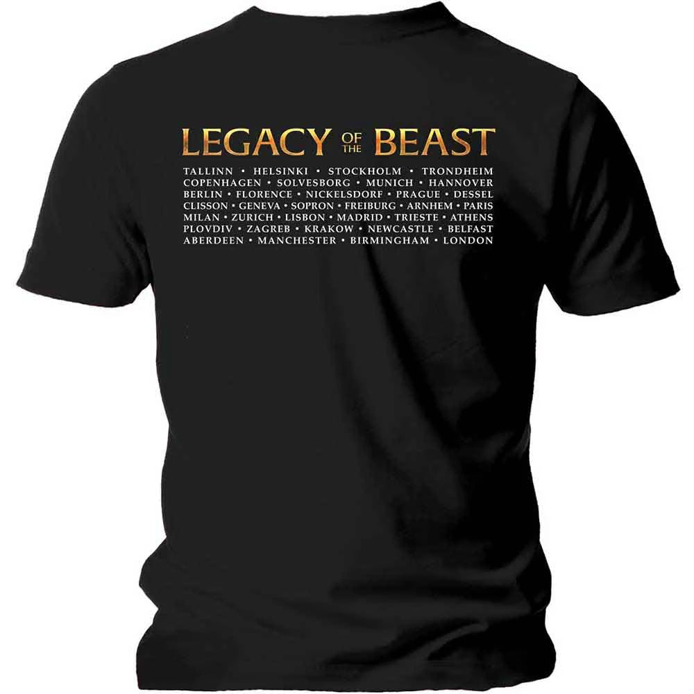 IRON MAIDEN アイアンメイデン (11月 来日 記念 ) - Legacy of the Beast Tour / バックプリントあり / Tシャツ / メンズ