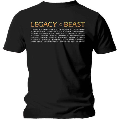 IRON MAIDEN アイアンメイデン (11月 来日 記念 ) - Legacy of the Beast Tour / バックプリントあり / Tシャツ / メンズ
