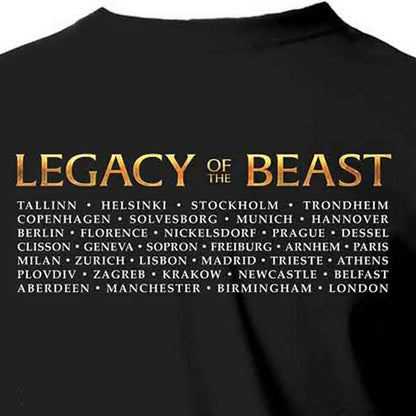 IRON MAIDEN アイアンメイデン (11月 来日 記念 ) - Legacy of the Beast Tour / バックプリントあり / Tシャツ / メンズ