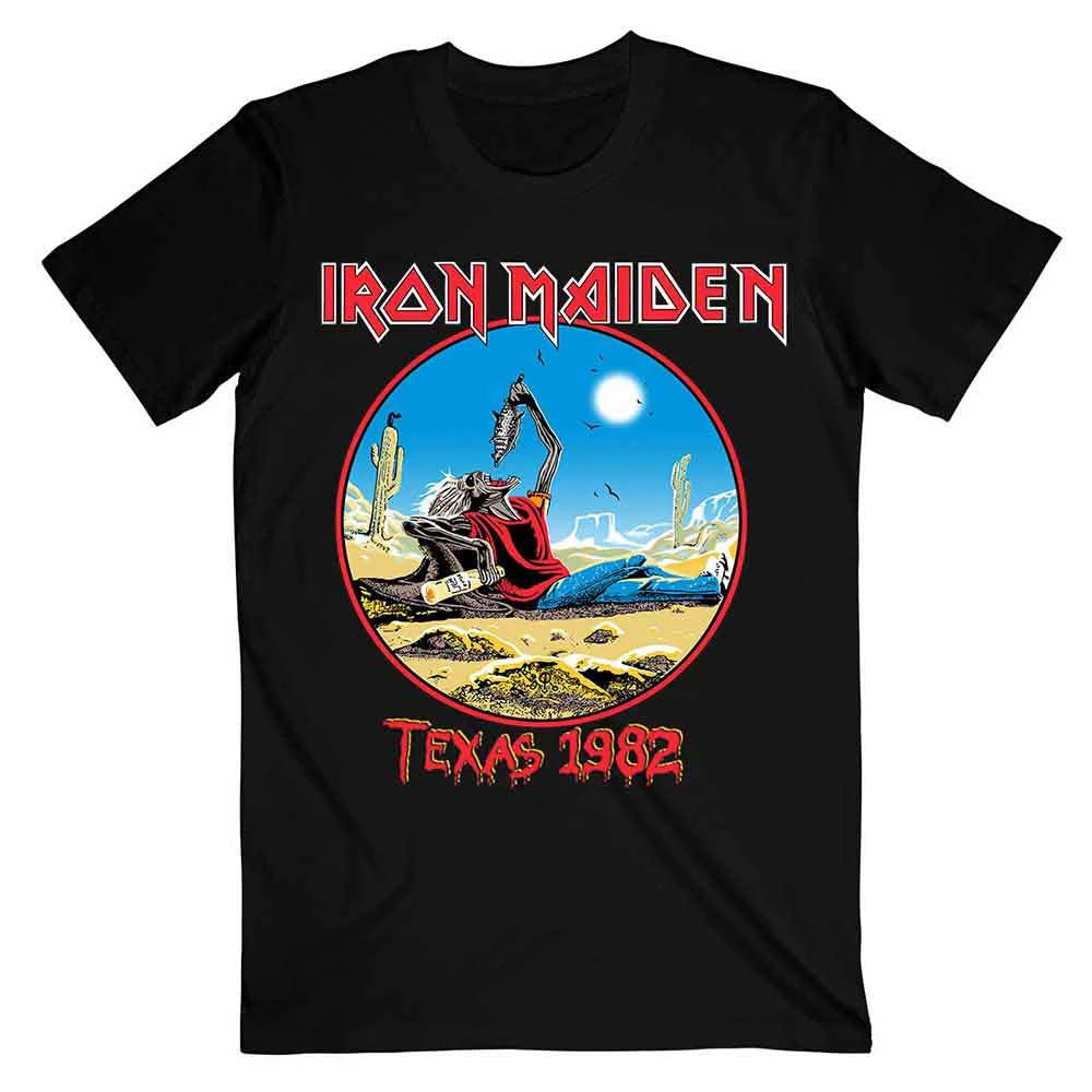 IRON MAIDEN アイアンメイデン (11月 来日 記念 ) - The Beast Tames Texas / バックプリントあり / Tシャツ / メンズ
